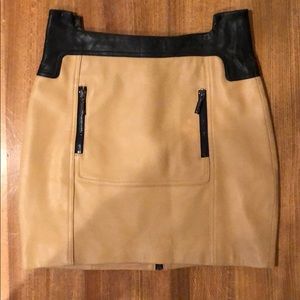 Stella & Jamie 100% Genuine Leather Skirt S